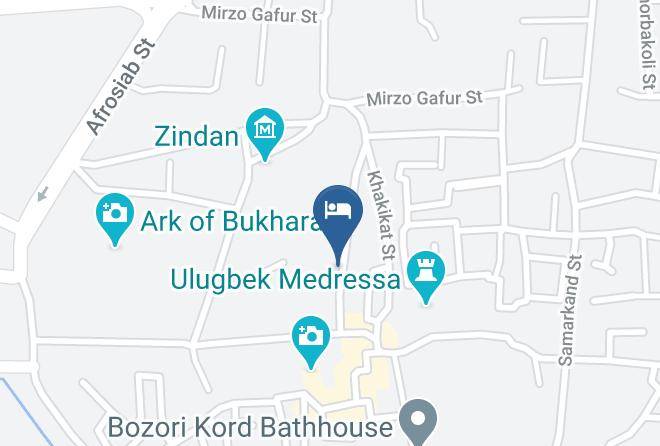 Bukhara - Hotel Old Bukhara Maps
