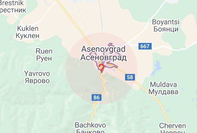 Asenovgrad - Hotel Old Times Maps