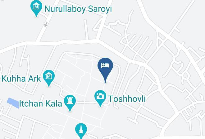 Urganch - Hotel Old Town Khiva Maps