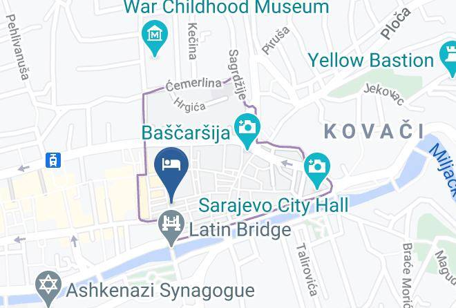 Sarajevo - Hotel Old Town Maps