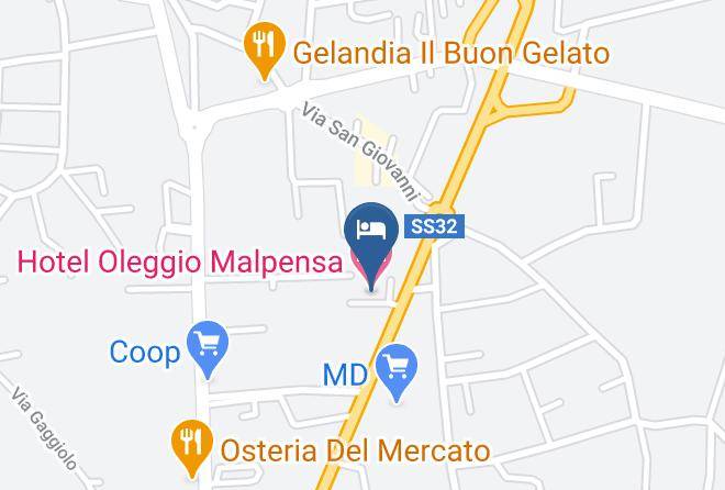 Novara - Hotel Oleggio Malpensa Maps