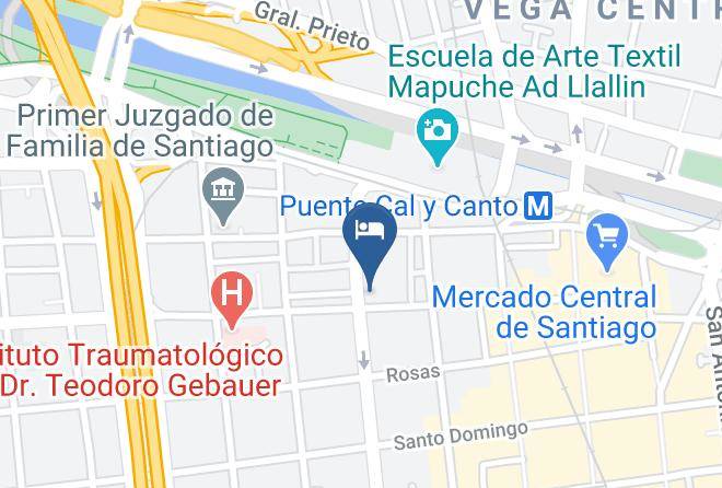 Santiago - Hotel Olicar San Pablo Maps