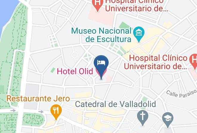 Valladolid - Hotel Olid Maps