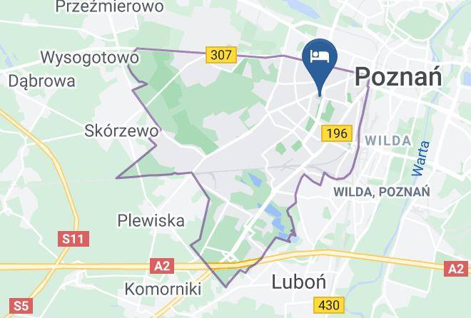 Poznan - Hotel Olimpia Maps