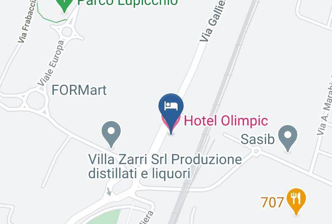 Hotel Olimpic Map
