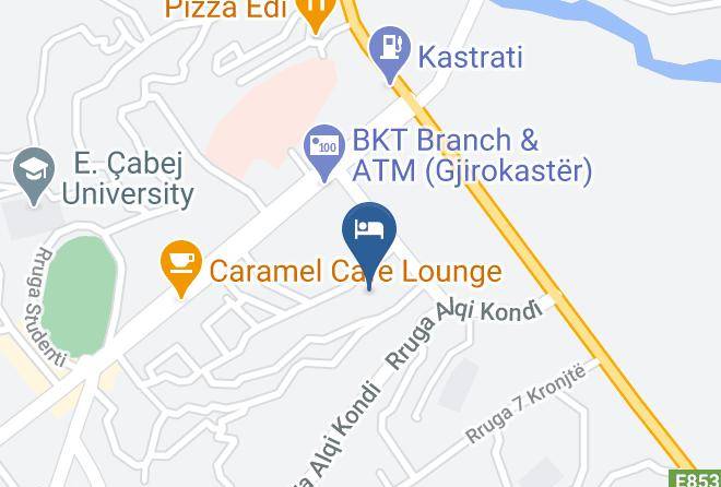 Gjirokaster - Hotel Olimpik Maps