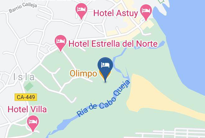Arnuero - Hotel Olimpo Maps