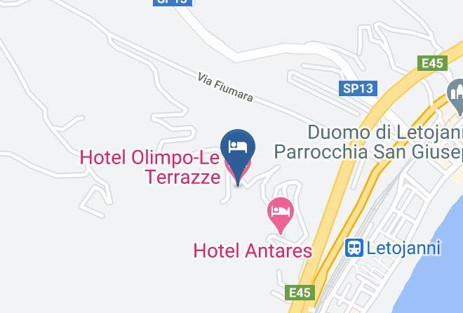 Messina - Hotel Olimpo Le Terrazze Maps