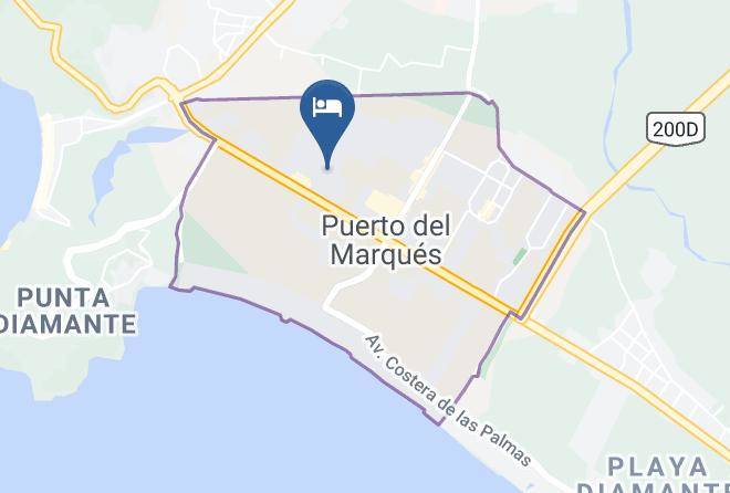 Acapulco De Juarez - Hotel Olinala Diamante Maps