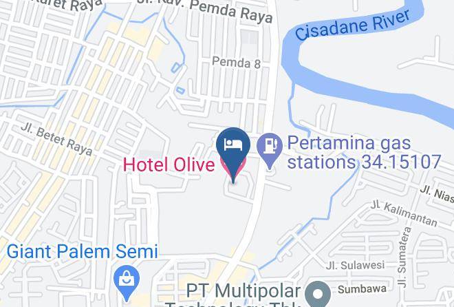 Hotel Olive Map