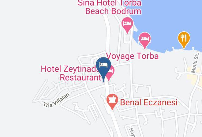 Bodrum - Hotel Olivia Bodrum Maps