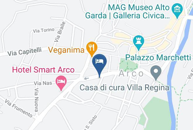 Trento - Hotel Olivo Upgarda Hotels Maps