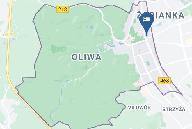 Gdansk - Hotel Oliwski W Gdansku Maps