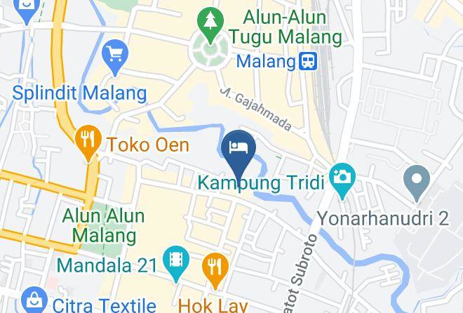 Kota Malang - Hotel Ollino Garden Maps