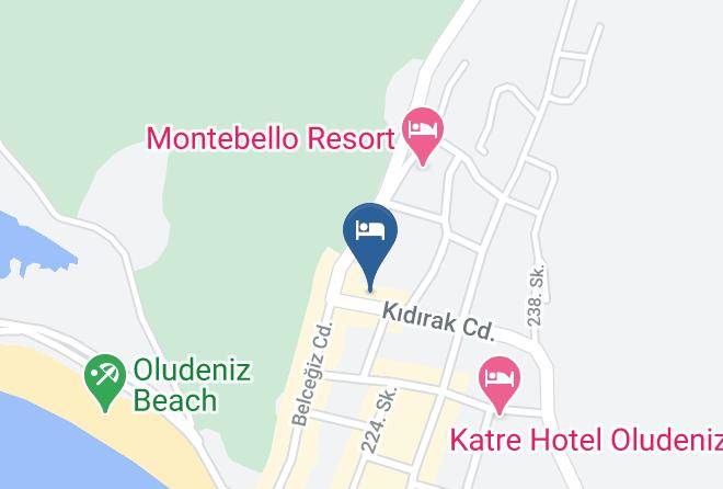 Fethiye - Hotel Oludeniz Maps