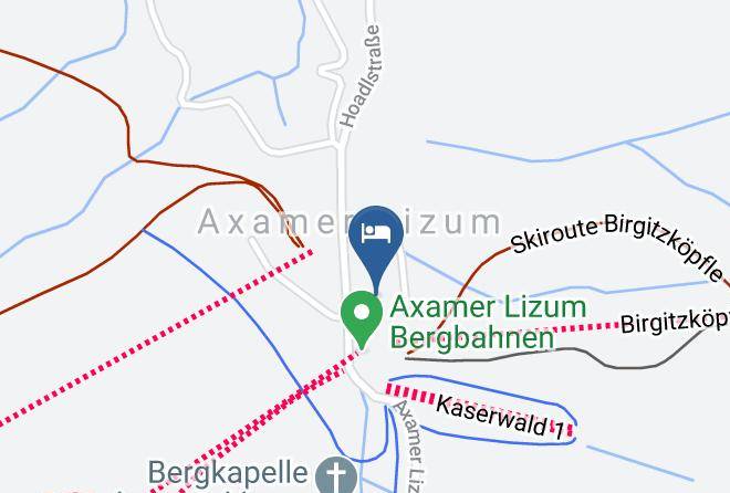 Innsbruck Land - Hotel Olympia 64 Axamer Lizum Maps