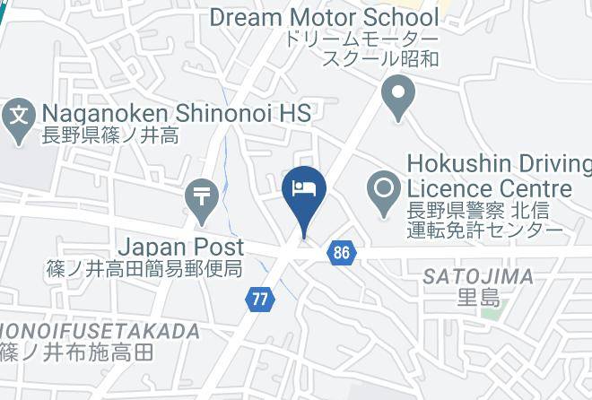 Nagano City - Hotel Olympia Nagano Maps
