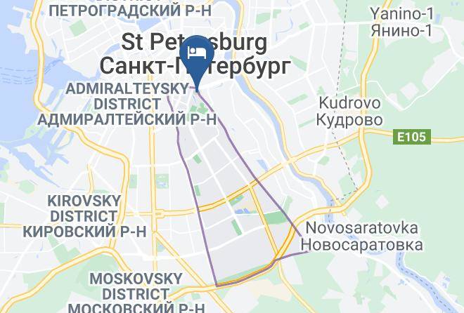 Saint Petersburg - Hotel Olympia Maps