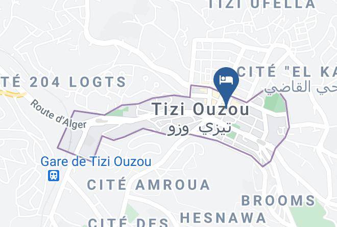 Tizi Ouzou - Hotel Olympia Maps