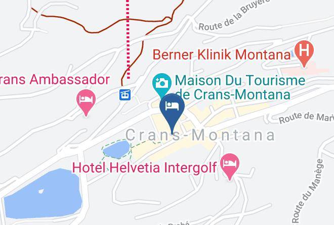 Sierre - Hotel Olympic Maps