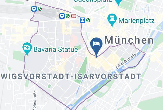 Munich District - Hotel Olympic Maps
