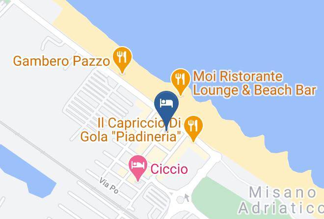 Rimini - Hotel Olympic Maps