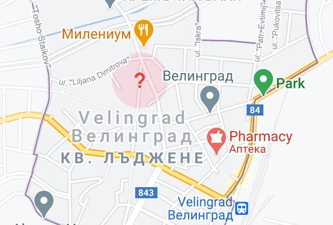 Velingrad - Hotel Olympic Maps
