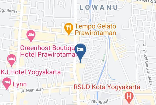 Kota Yogyakarta - Hotel Olympic Yogyakarta Maps