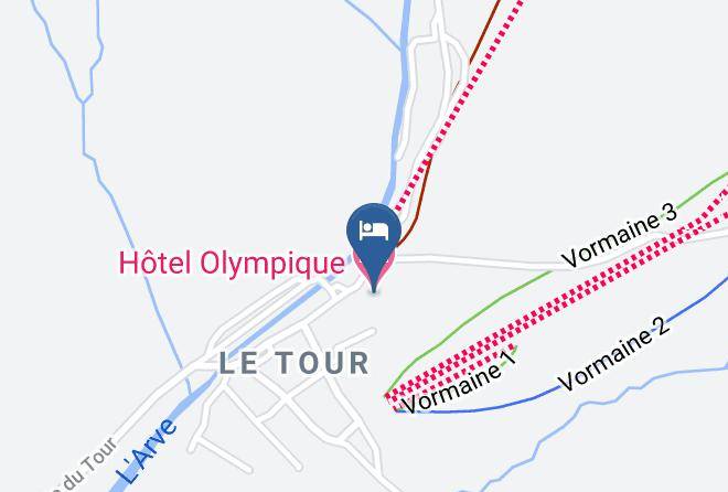 Haute Savoie - Hotel Olympique Maps