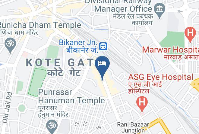 Bikaner - Hotel Om Ji Maps