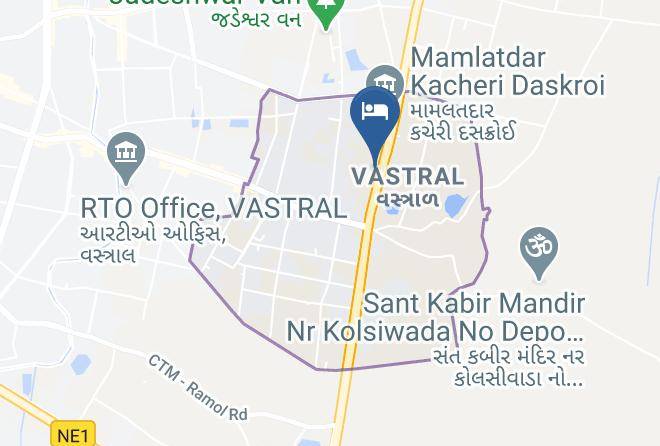 Ahmadabad - Hotel Om Palace Maps