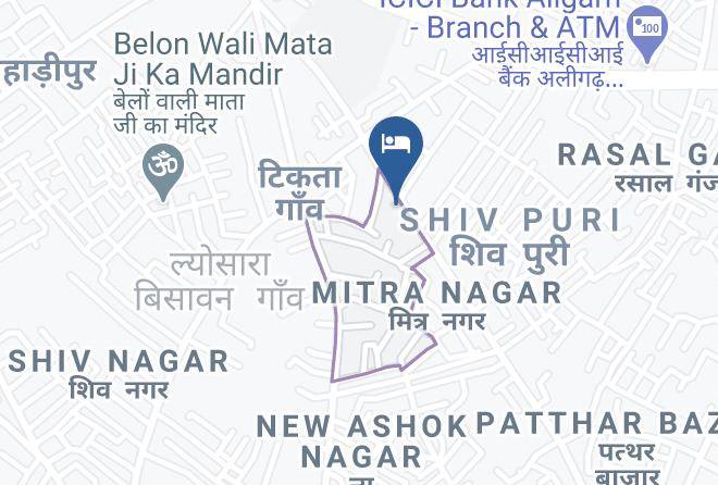 Aligarh - Hotel Om Palace Maps
