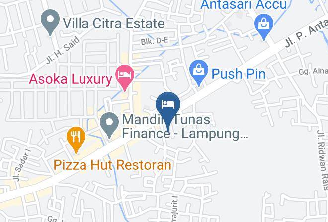 Bandar Lampung - Hotel Omah Akas Syariah Maps