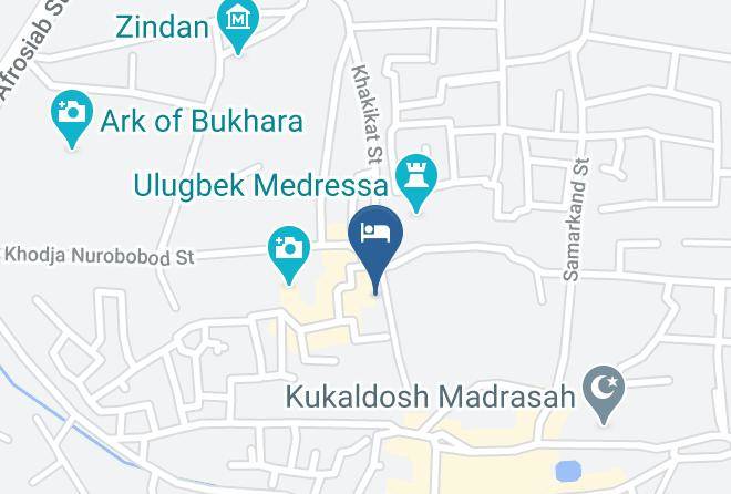 Bukhara - Hotel Omar Khayyam Bukhara Maps