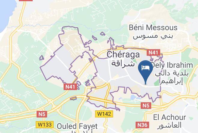 Algiers - Hotel Omaya Safa Maps