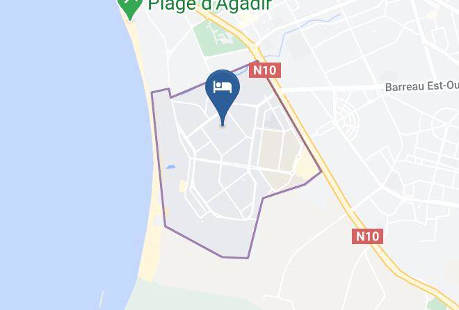 Agadir - Hotel Omega Maps