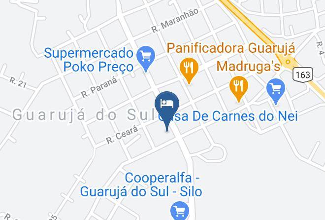 Guaruja Do Sul - Hotel Omega Maps