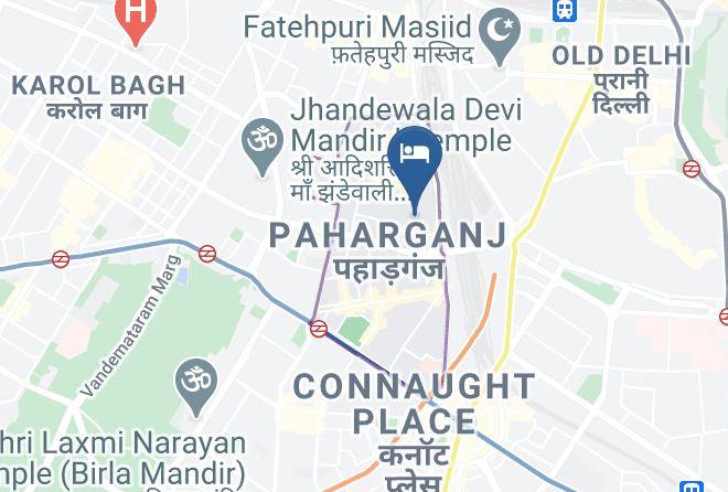 Paharganj - Hotel Omega Residency Maps