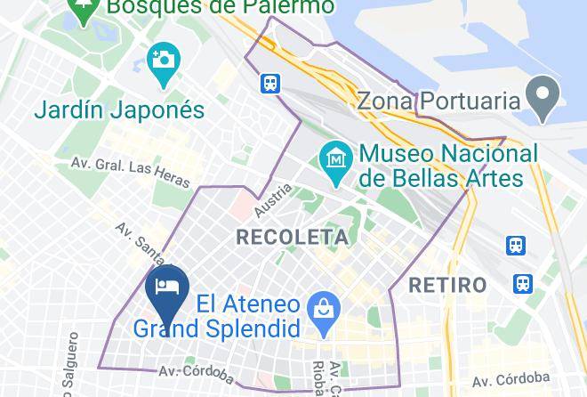 Buenos Aires - Hotel Omega Maps