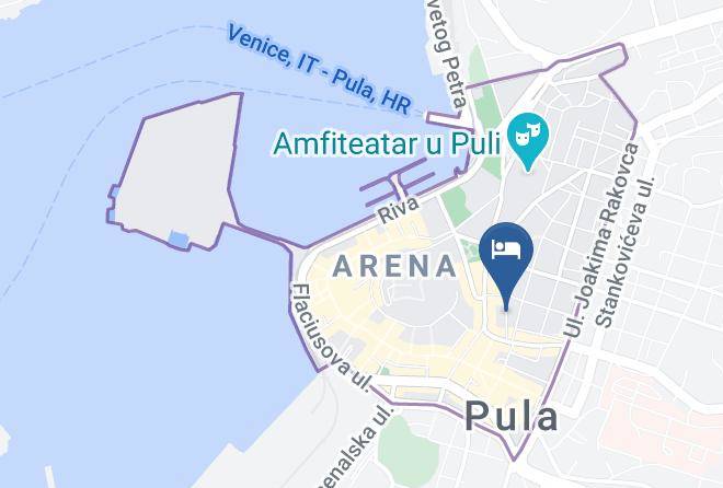 Pula - Hotel Omir Maps