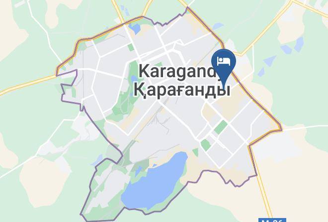 Karaganda - Hotel Omplex Ak Zhaik Maps