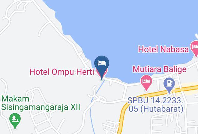 Toba Samosir Regency - Hotel Ompu Herti Maps