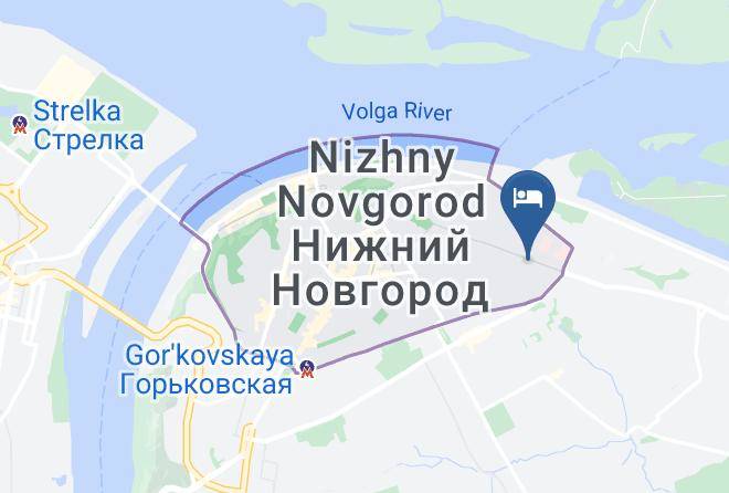 Nizhniy Novgorod - Hotel On Bolshaya Pesherskaya Maps
