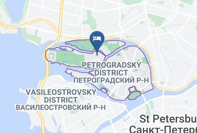 Saint Petersburg - Hotel On Krestovskom Maps