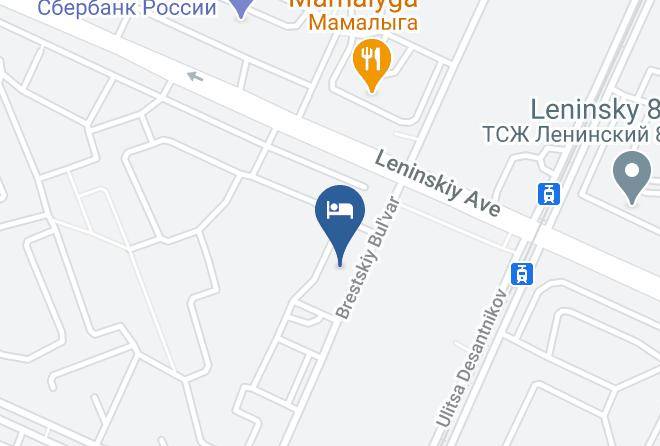 Saint Petersburg - Otel' Na Brestskom Maps
