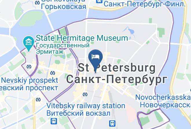 Saint Petersburg - Hotel On Mayakovskogo Maps