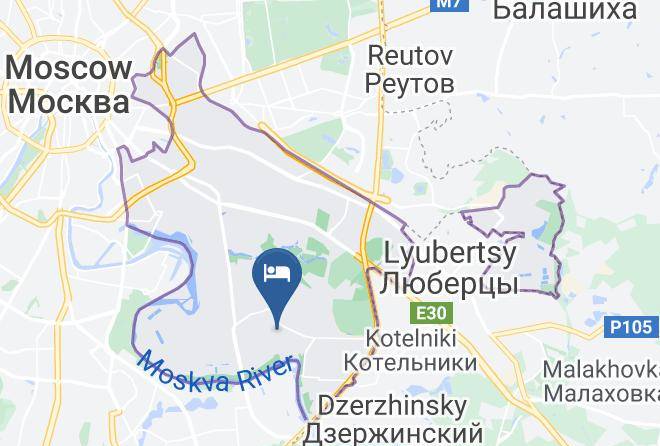 Moscow - Hotel On Novomarinskaia Maps