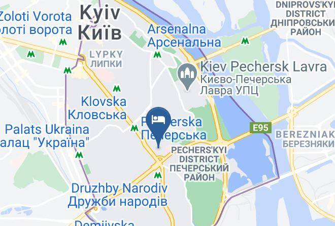 Kyiv - Hotel On Pechersk Maps