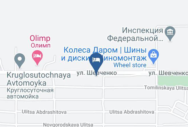 Orenburg - Hotel On Shevchenko Maps