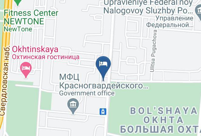 Saint Petersburg - Hotel On Sredneohtinsky 12 Maps